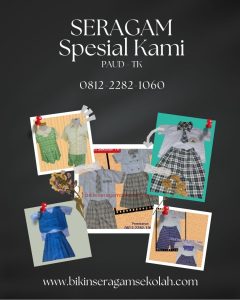 Harga Baju Seragam Sekolah PAUD TK