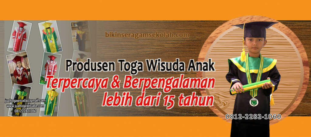 jual toga wisuda anak TK