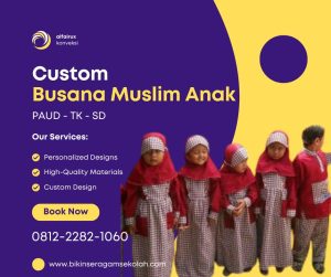 baju seragam TK muslim terbaru