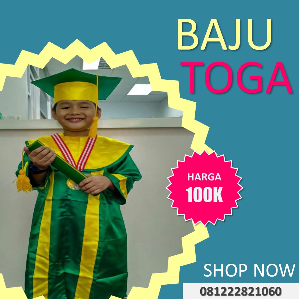 jual baju toga wisuda anak di Bali