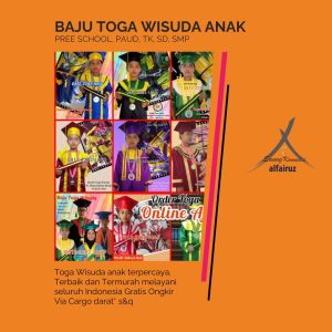 Jual Baju Toga Wisuda anak sekolah di Tangerang