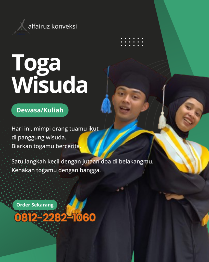 konveksi toga wisuda sarjana murah di Banten