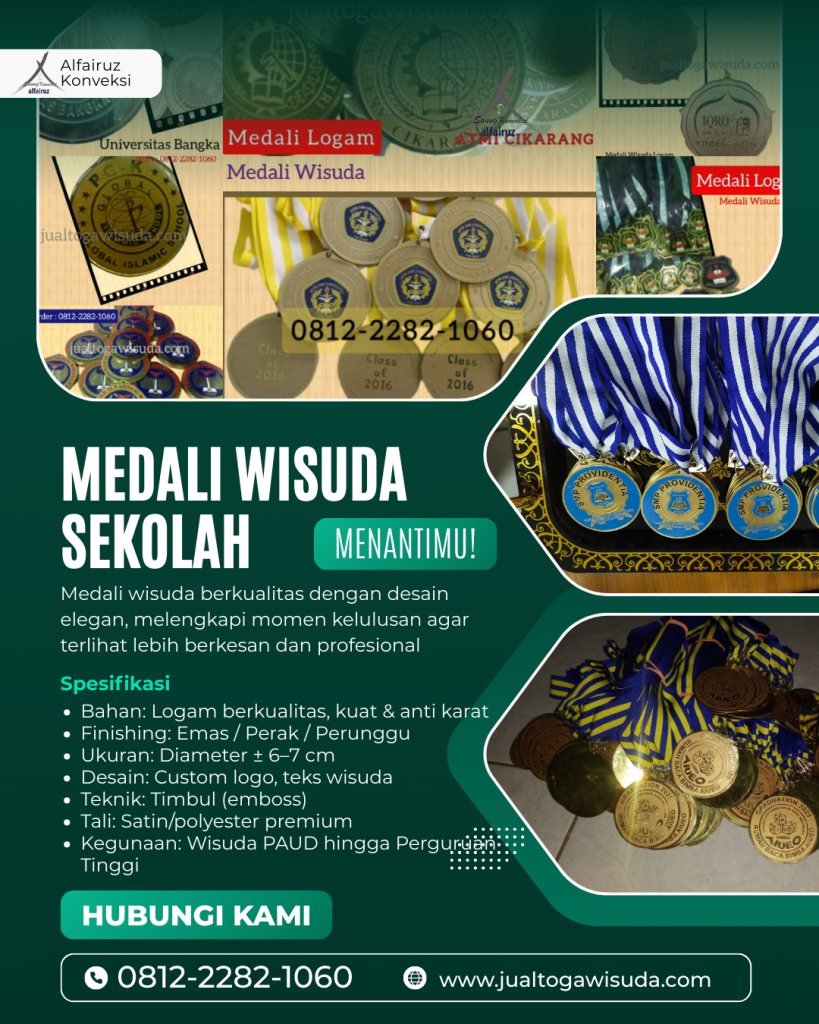 supplier toga wisuda sekolah skala besar