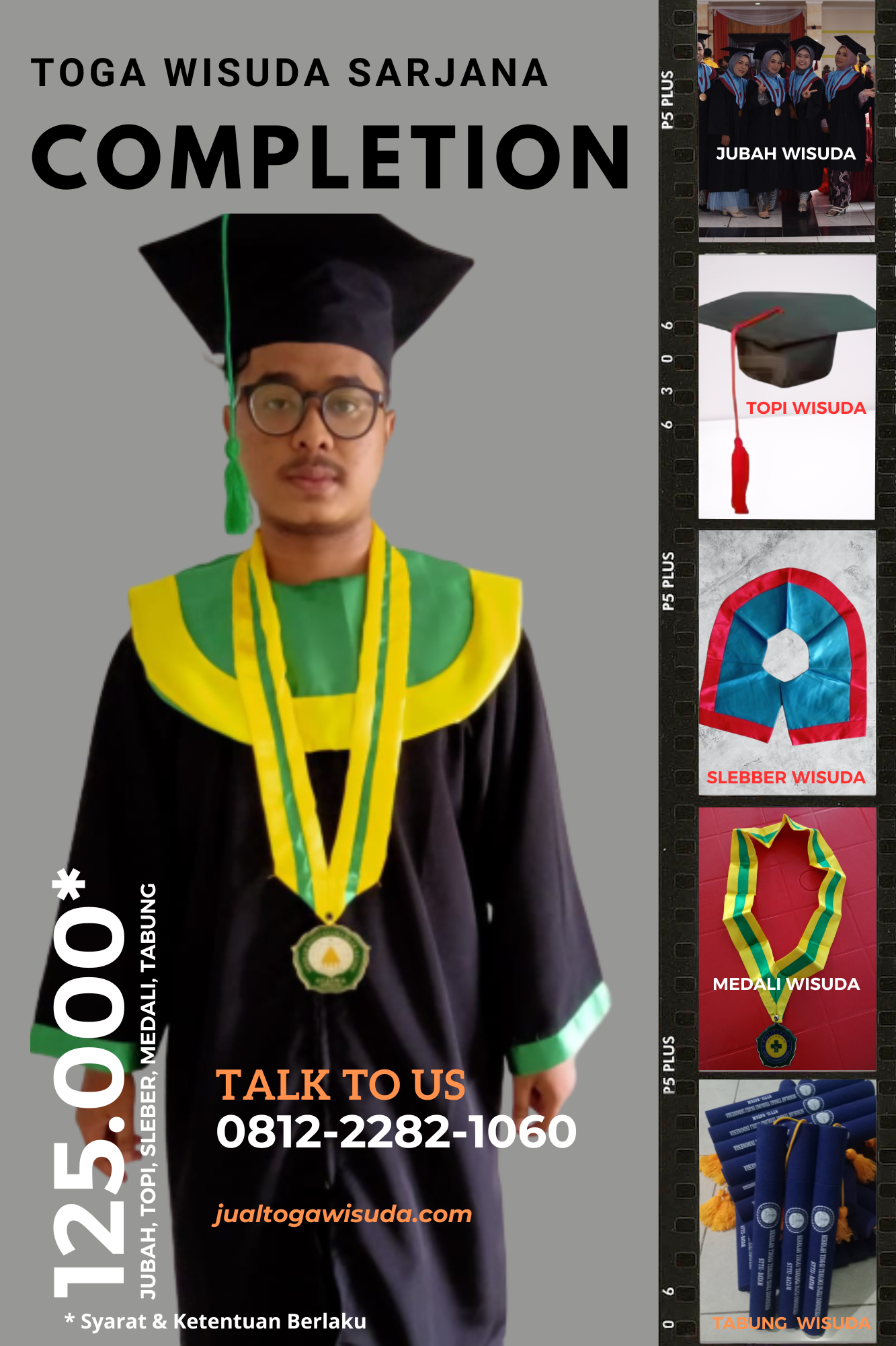 Pabrik Toga Wisuda Sarjana Harga Grosir Cirebon