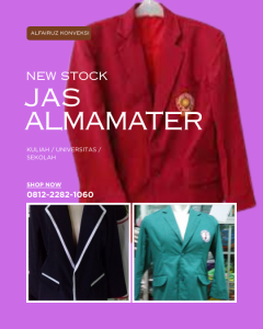 jasa konveksi jas almamater sekolah di Kota Depok