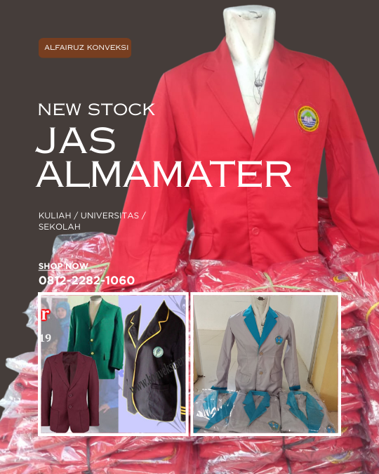 jasa pembuatan jas almamater sekolah Kota Depok