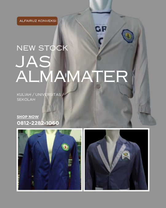 harga konveksi jas almamater sekolah Kota Depok murah