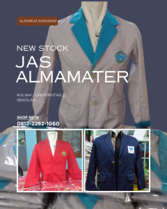 konveksi jas almamater sekolah Kota Depok custom