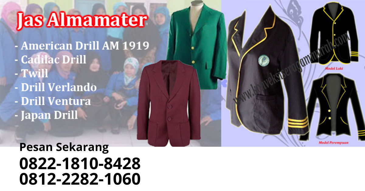 Konveksi Jas Almamater Sekolah Kota Tanjungpinang